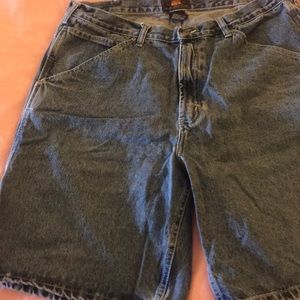 Mens Route 66 carpenter jean shorts